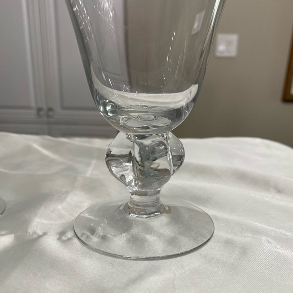 SET OF 3 BLANKA BY MALERAS SWEDEN CRYSTAL WATER GOBLETS - Picture 2 of 10